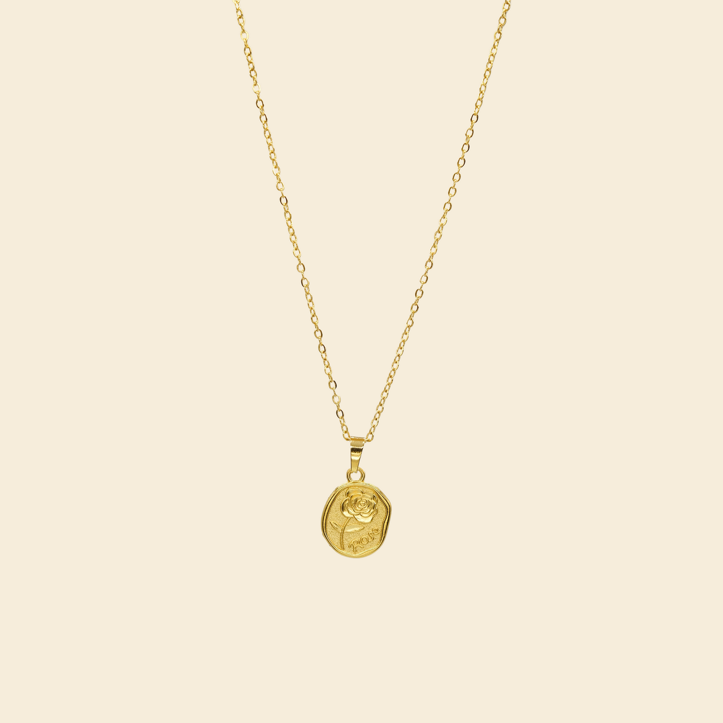 Rose Frame Necklace