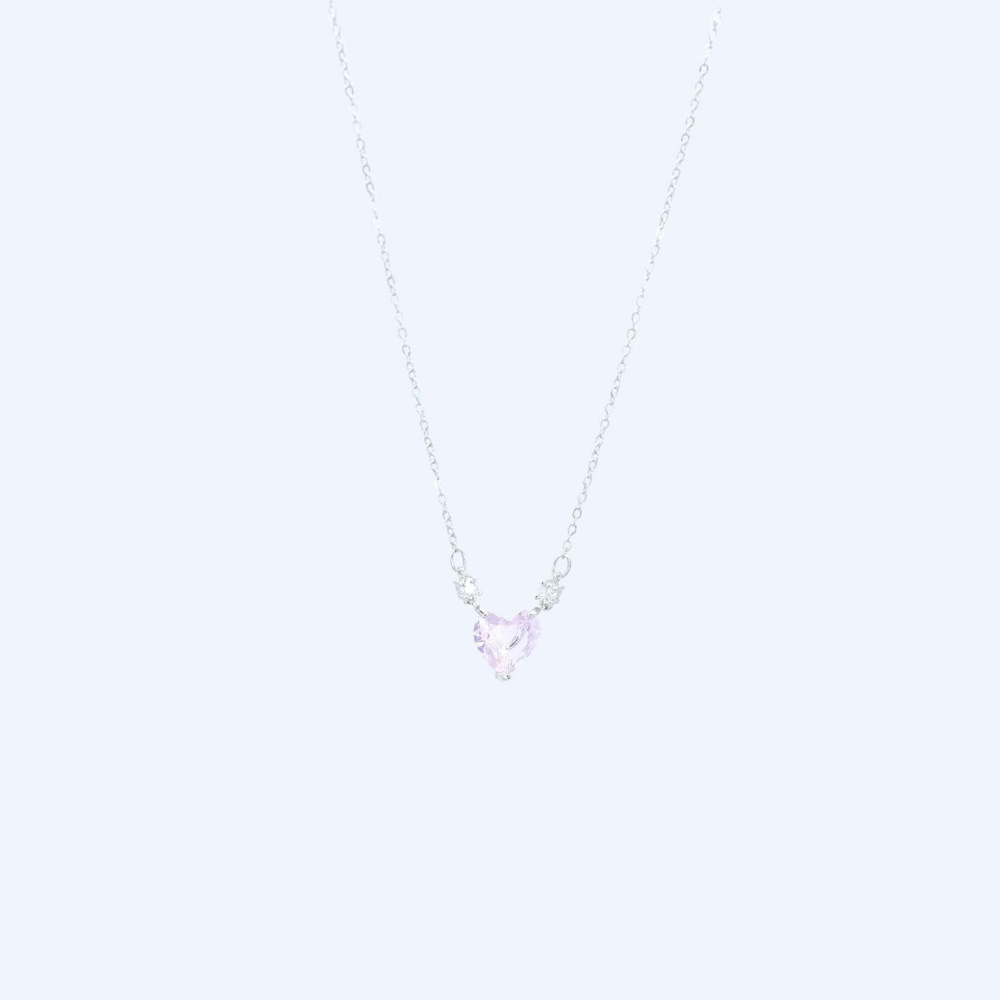 Pink Heart Necklace