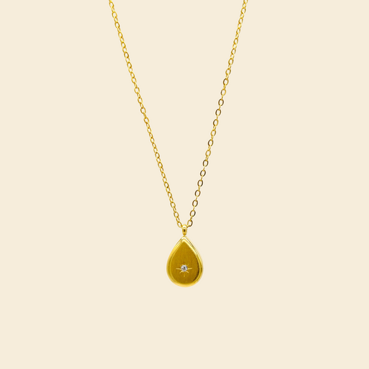 Tear Star Burst Necklace