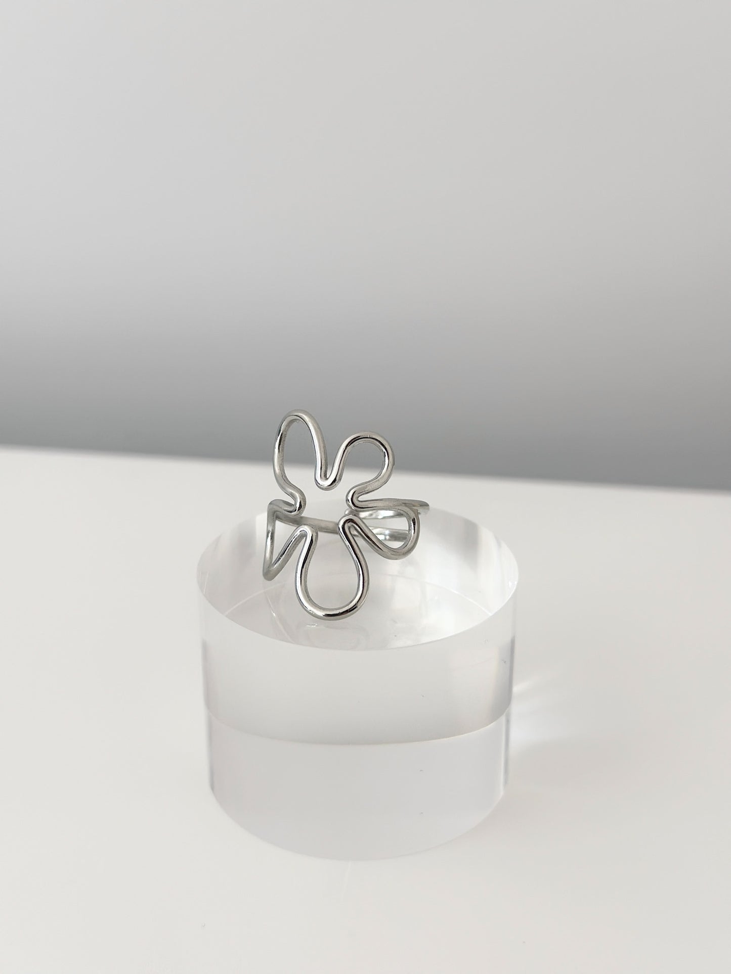 Silver Bloom Ring
