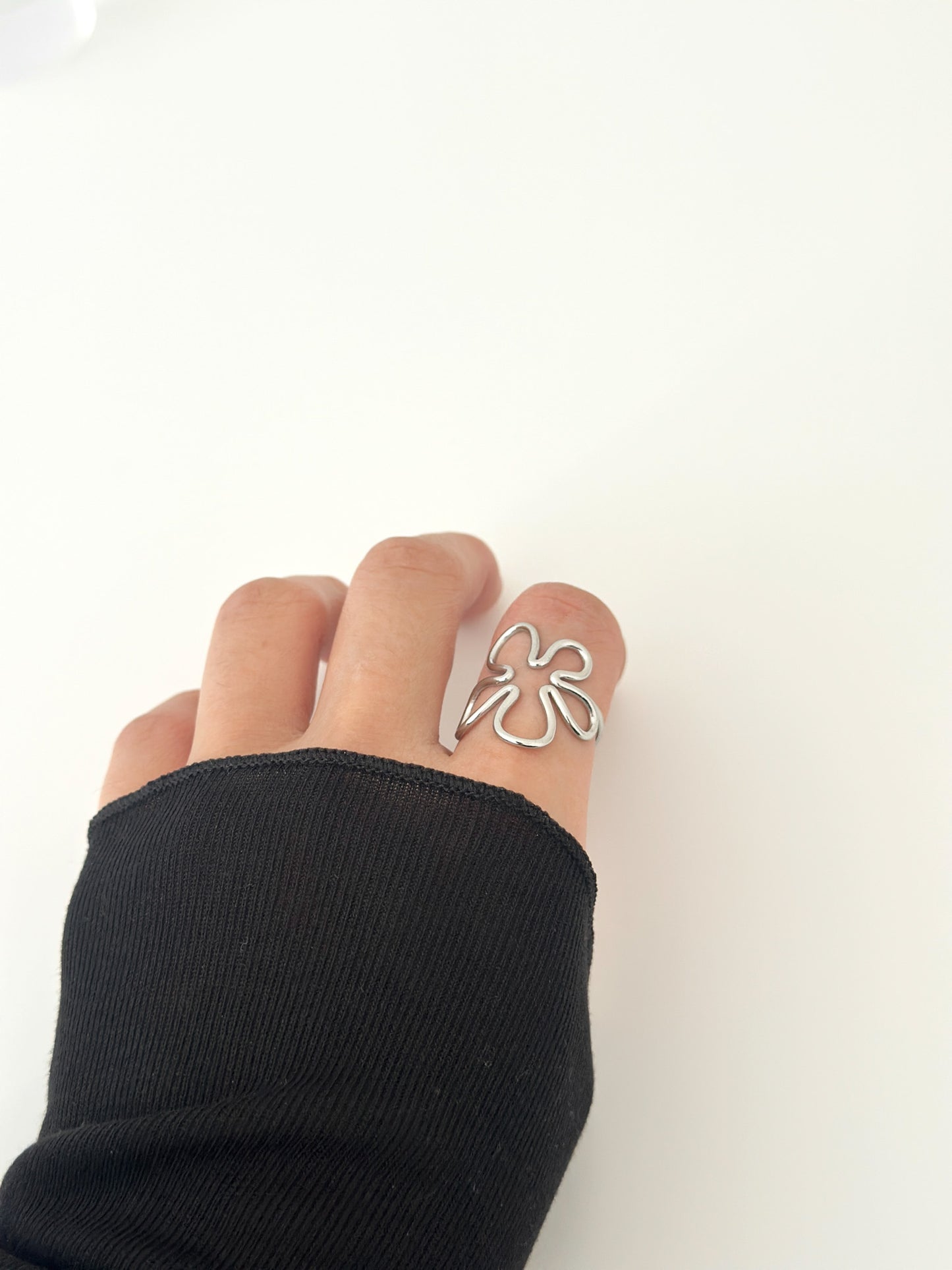 Silver Bloom Ring