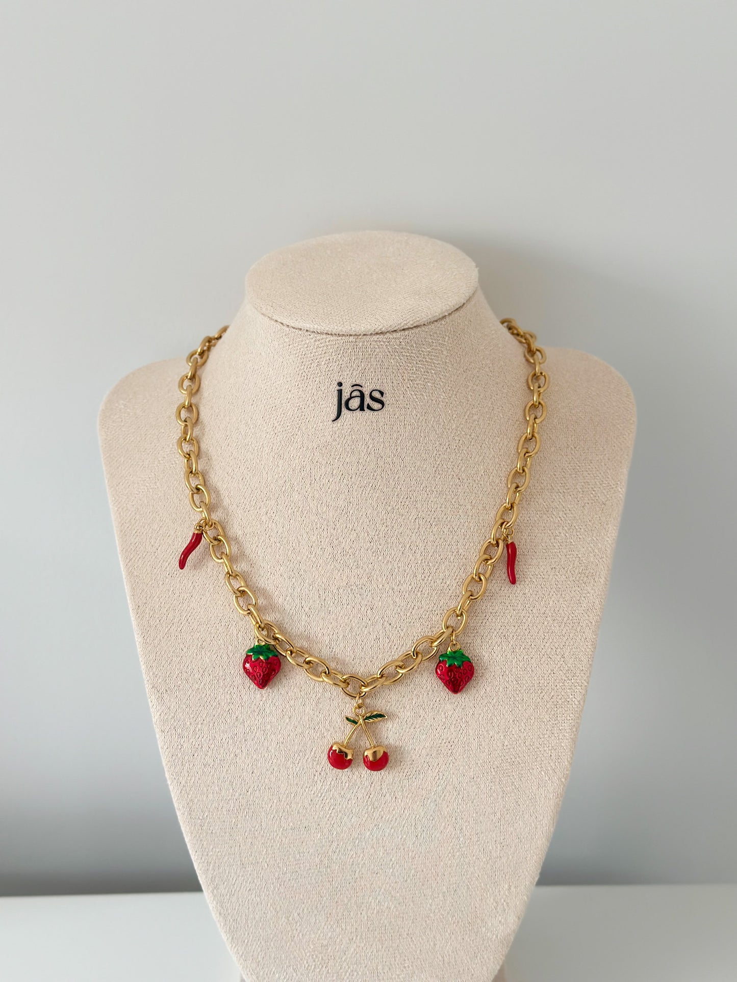 Strawberry Spice Necklace