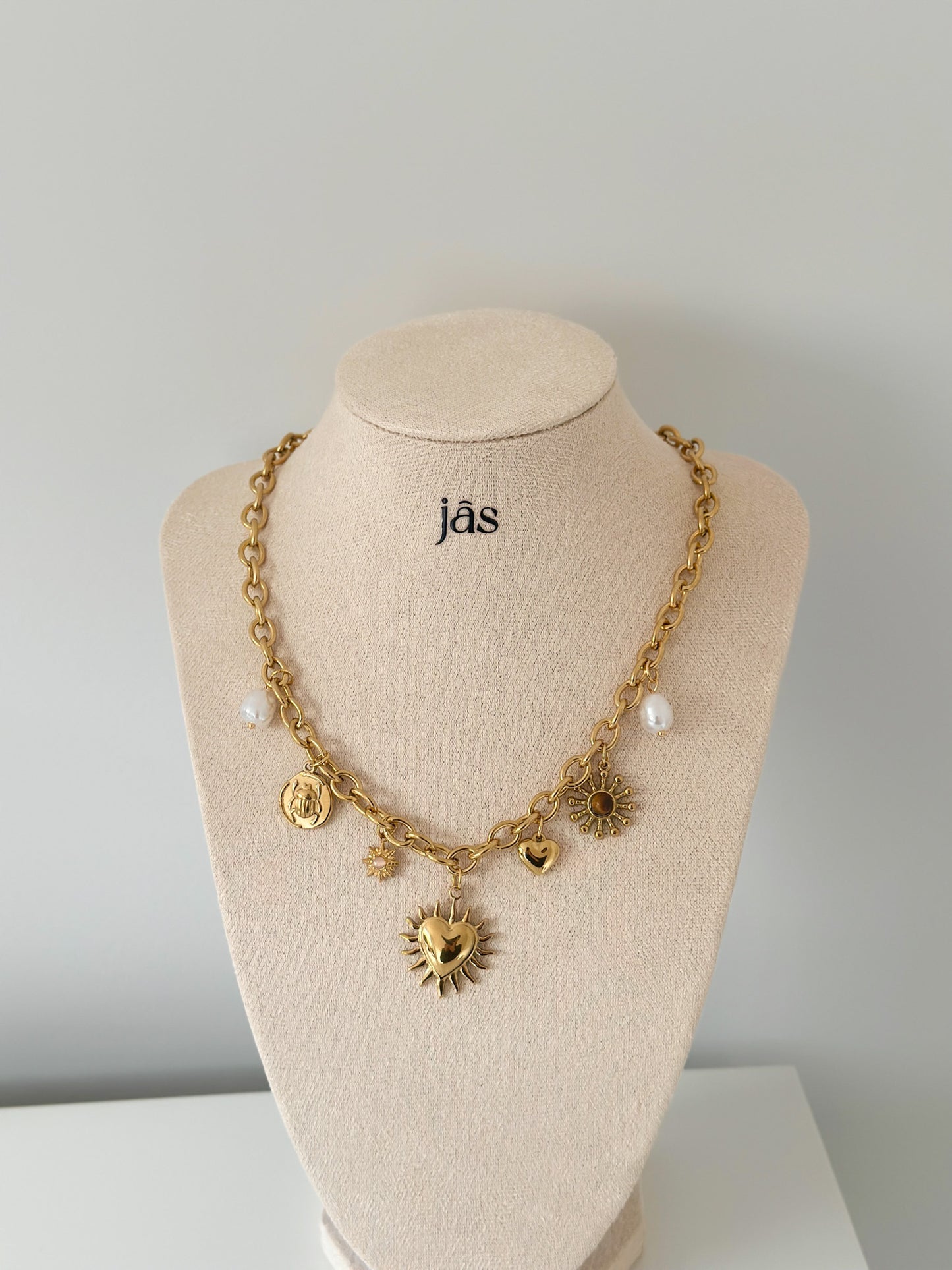 Solar Heart Necklace