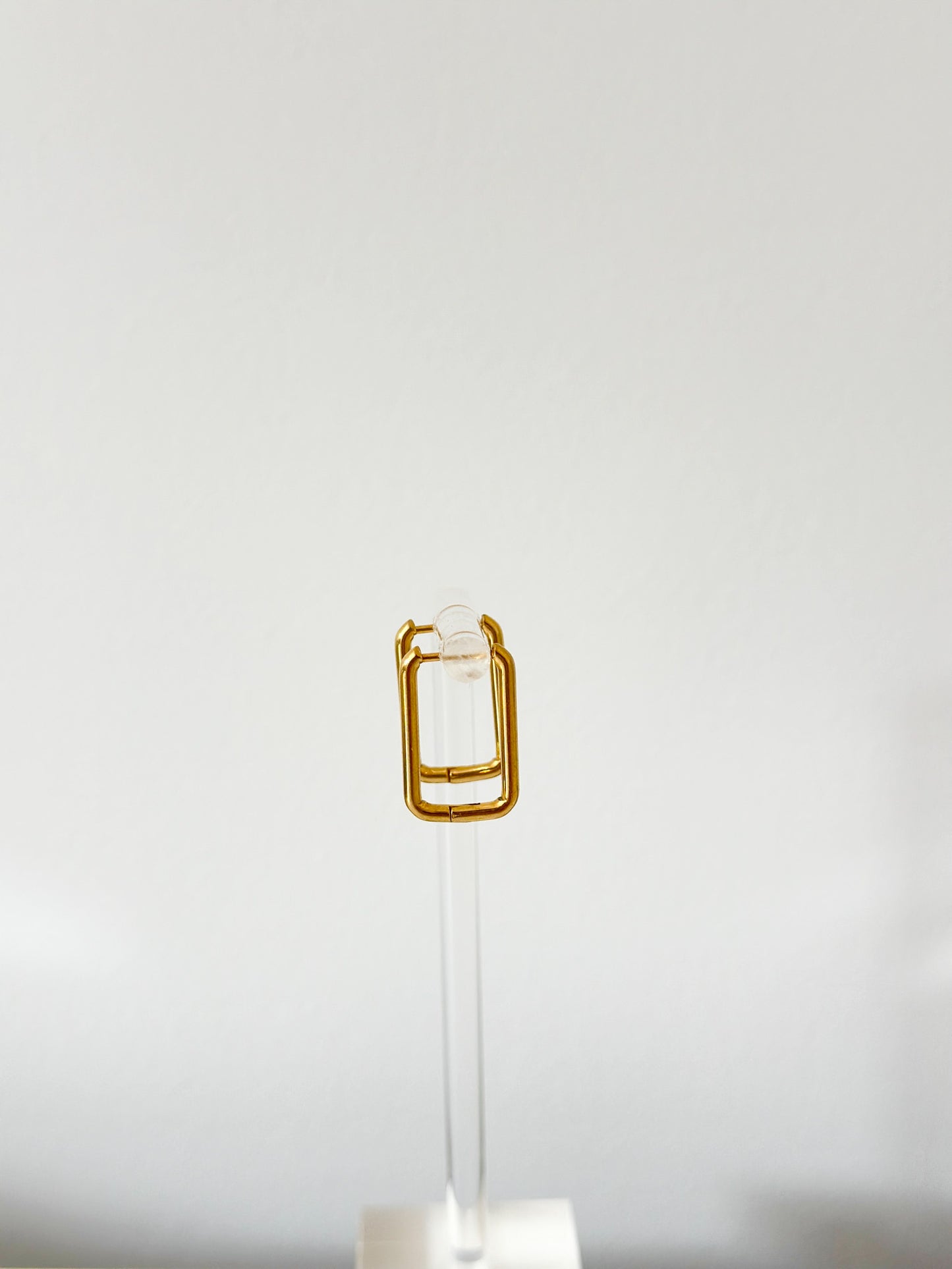 Small Geometric Rectangle Hoops