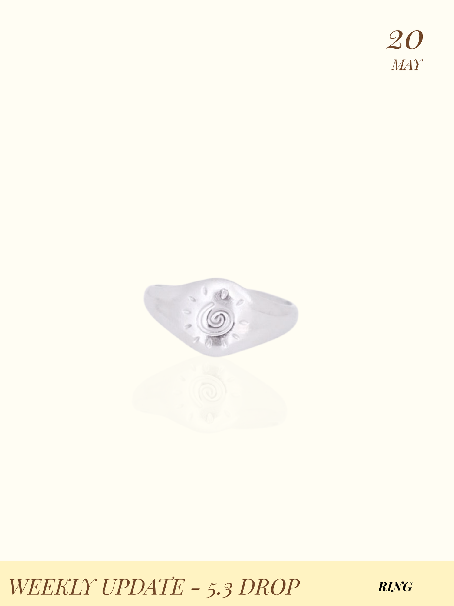 Swirl Open Ring