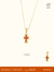 Petite Echo Molten Cross Necklace