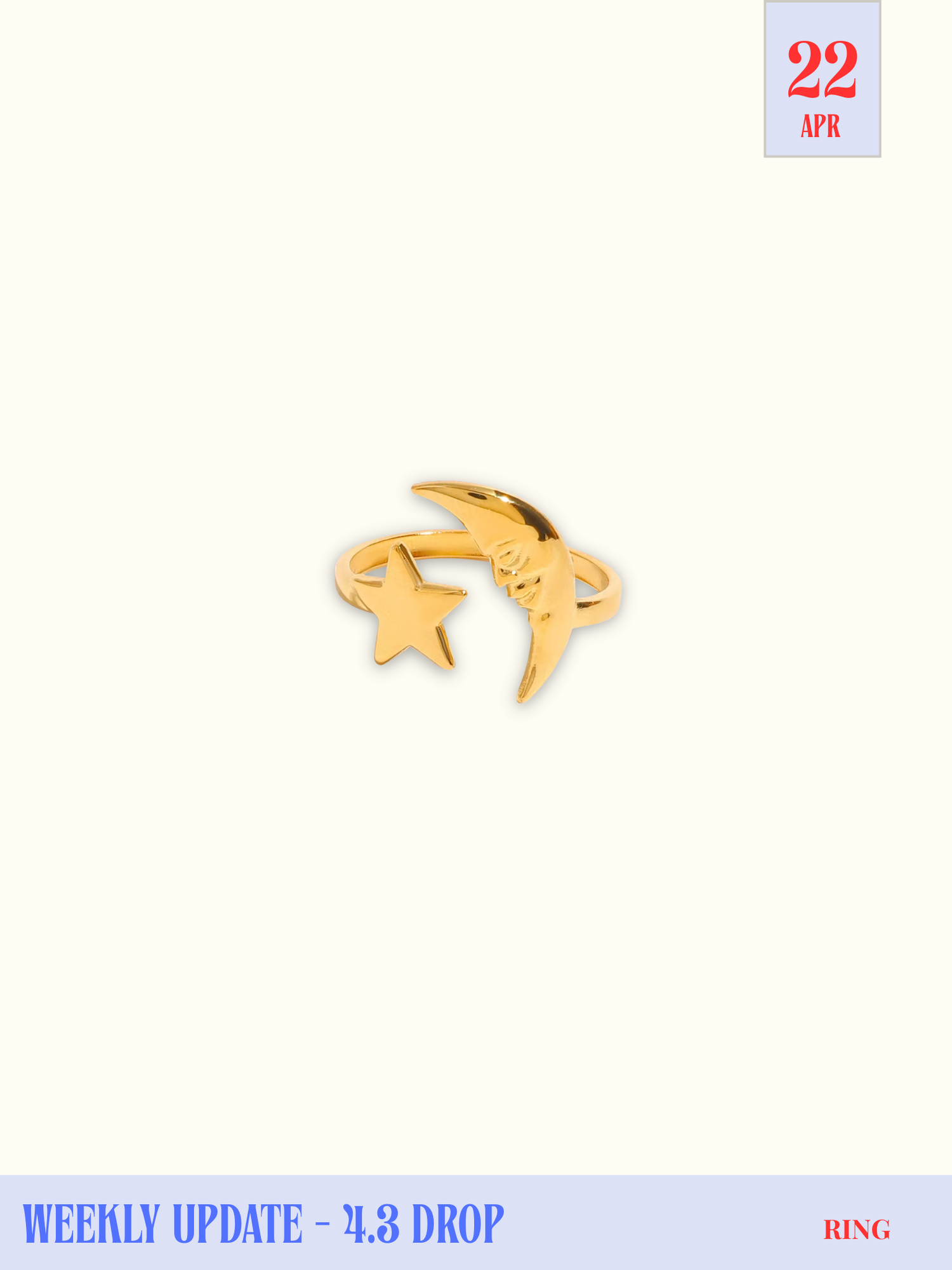 Celestial Ballet Open Ring