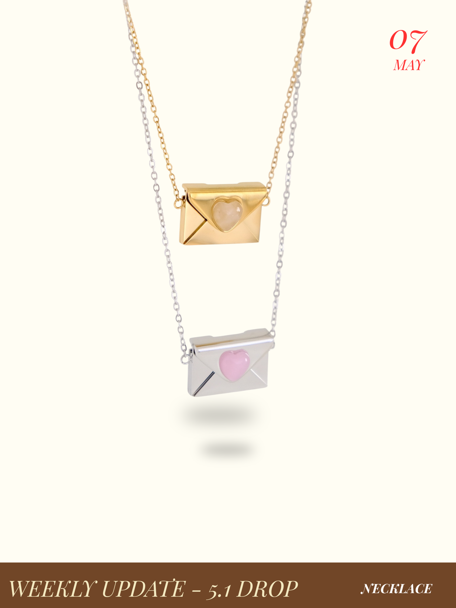 Love Letter Envelope Necklace