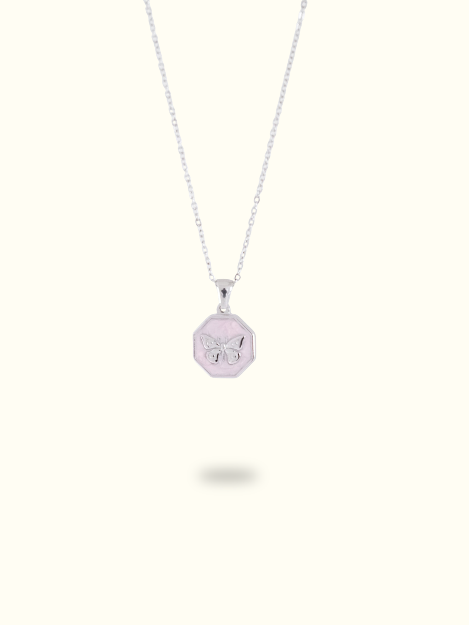 Roselle Prism Butterfly Necklace