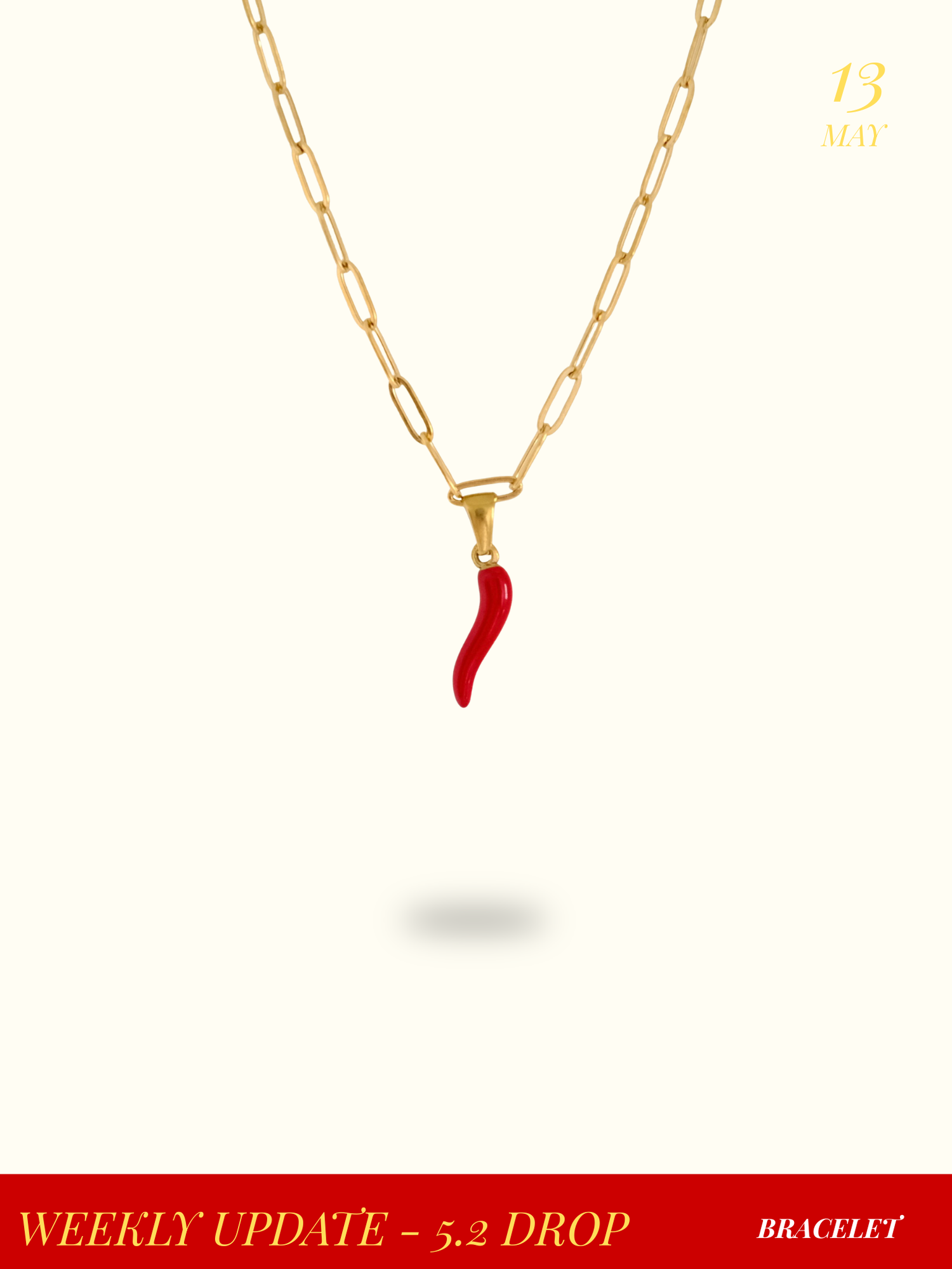 The Chilli Link Bracelet
