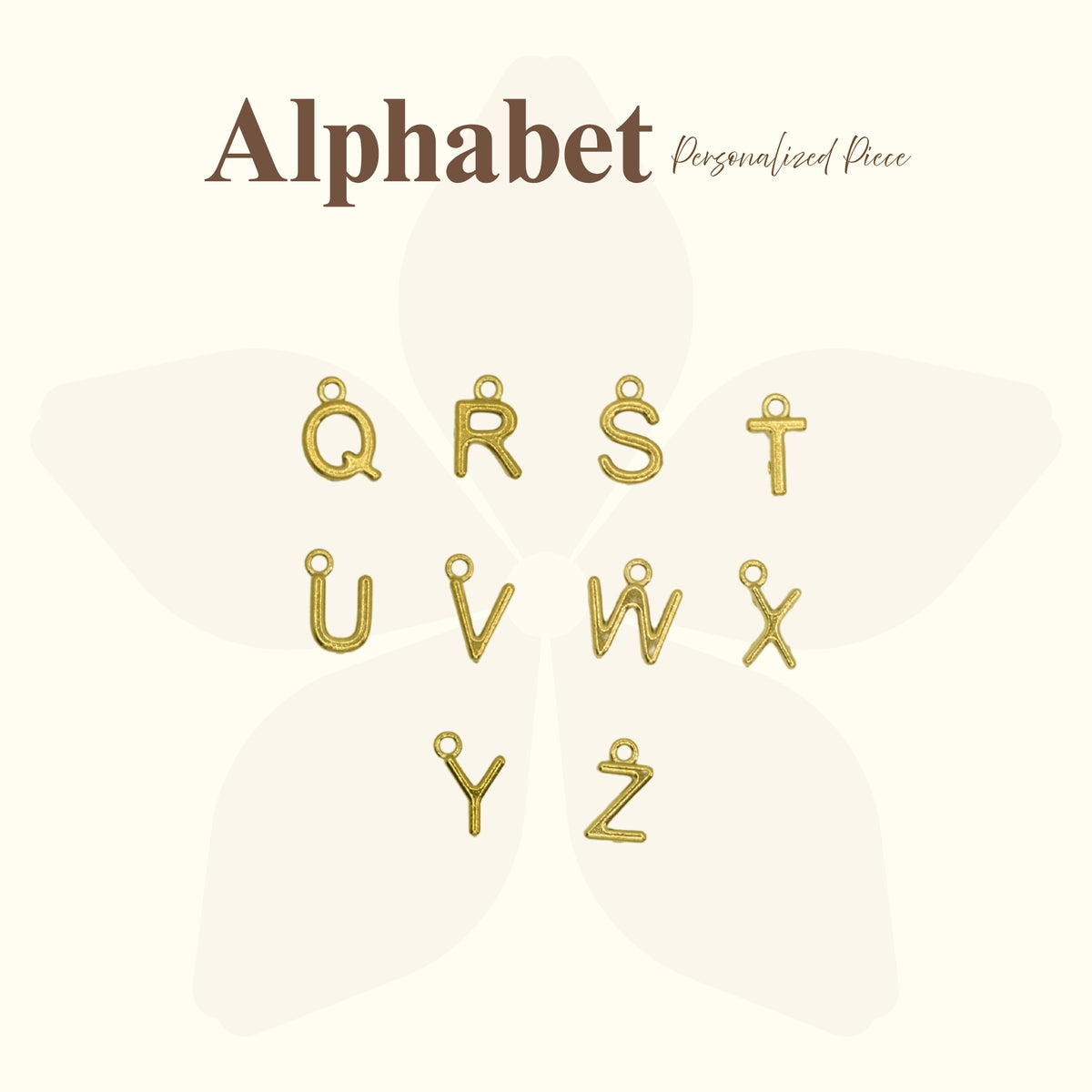 Vintage Zodiac Oval Crest Necklace - With Alphabet Letter