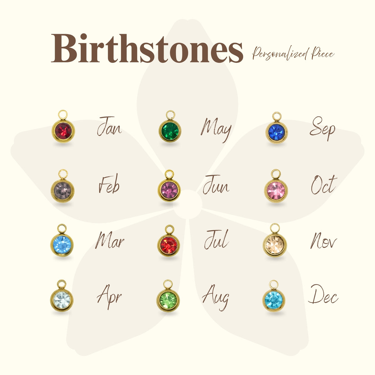 Vintage Zodiac Oval Crest Necklace - With Birthstone