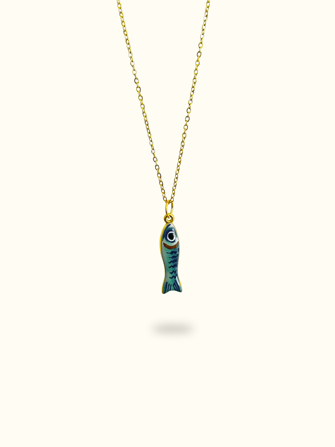 Azure Reef Fish Necklace (Turquoise)