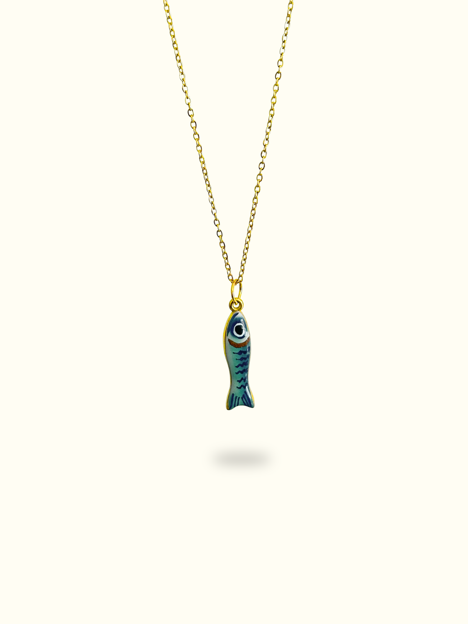 Azure Reef Fish Necklace (Turquoise)