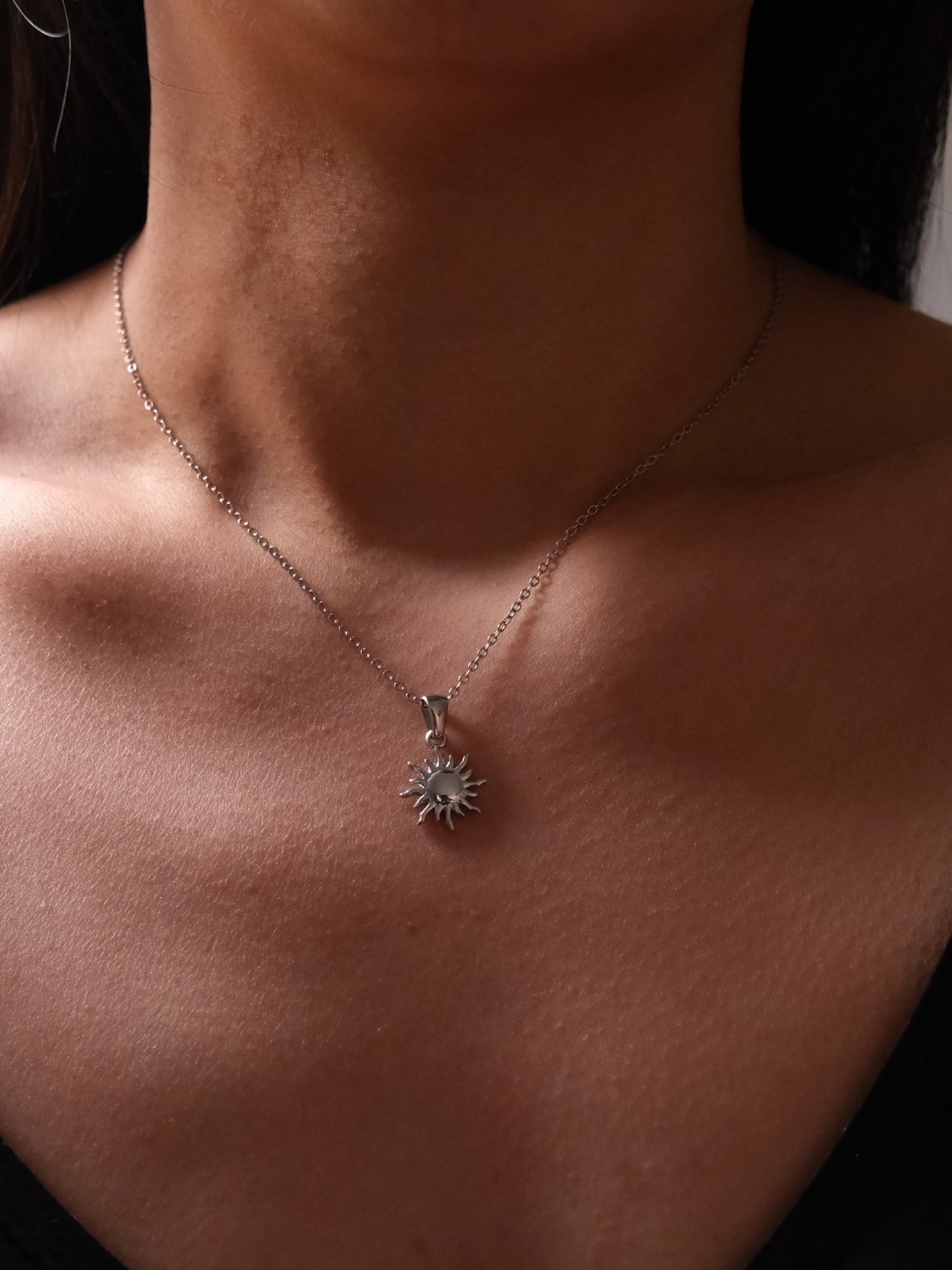 Solis Mini Sun Necklace