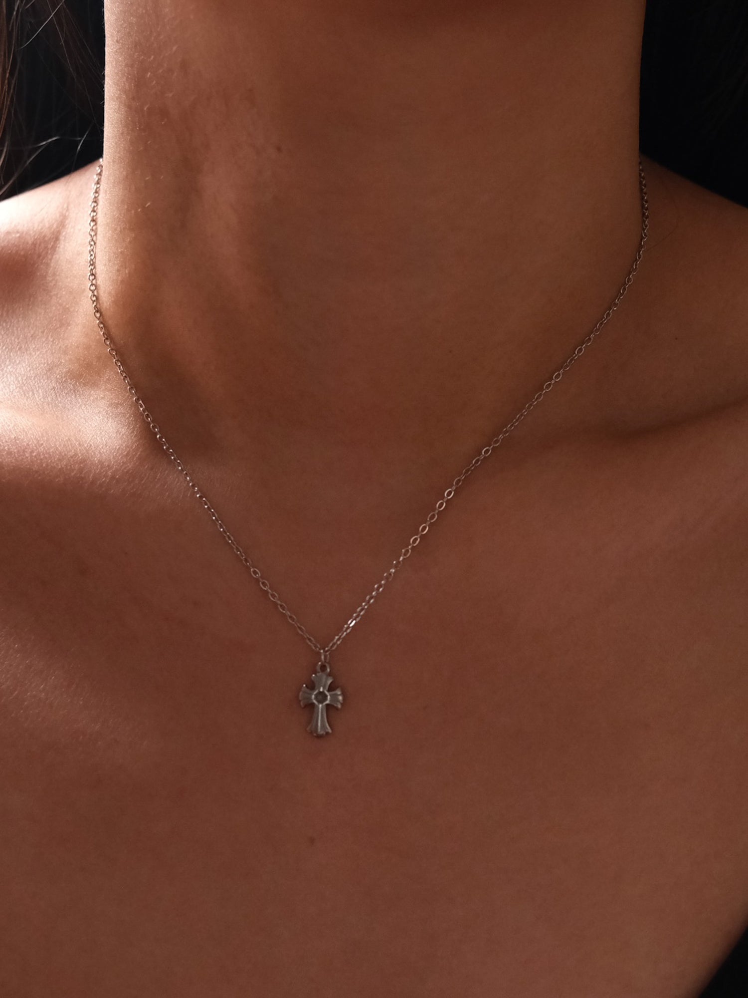 Lumen Tiny Cross Pendant