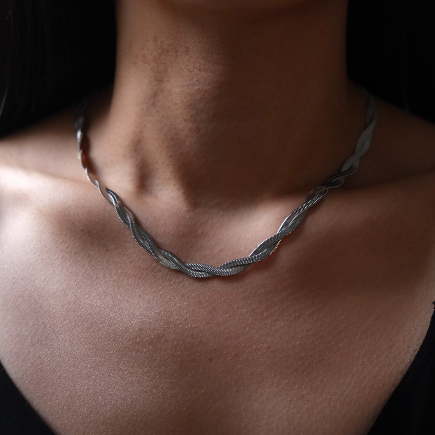Herringbone Duo Necklace