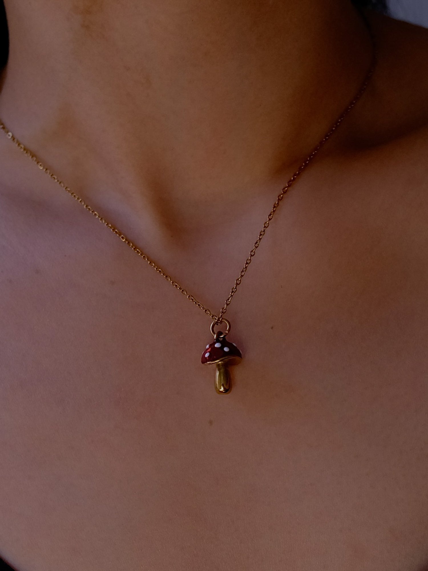Mushroom Necklace