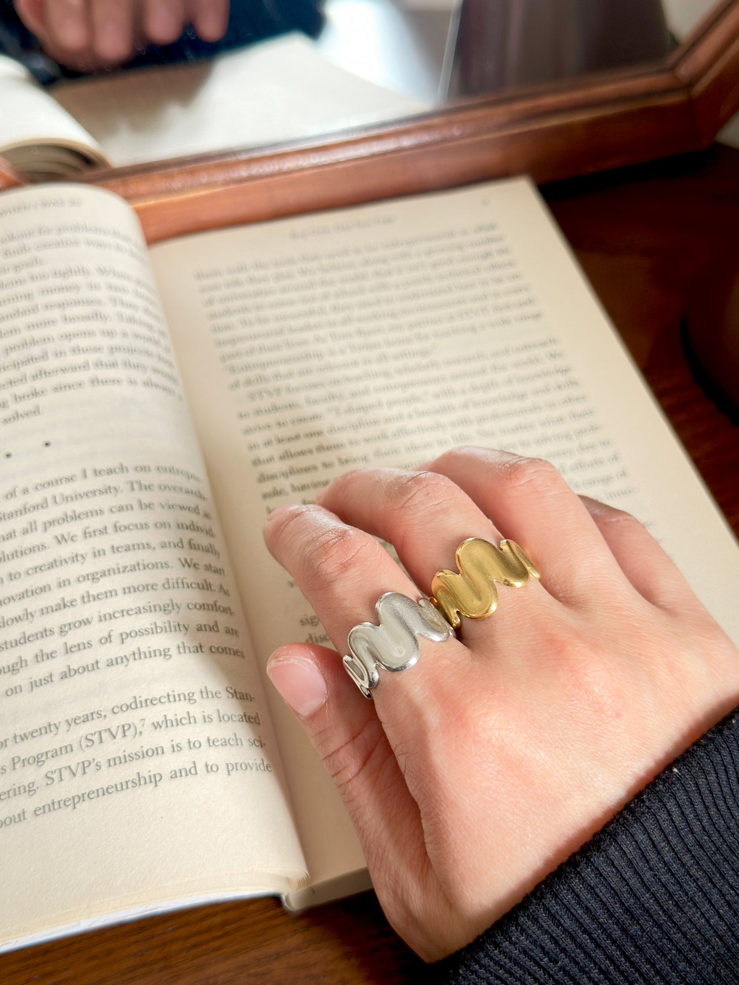 Ripple Statement Ring