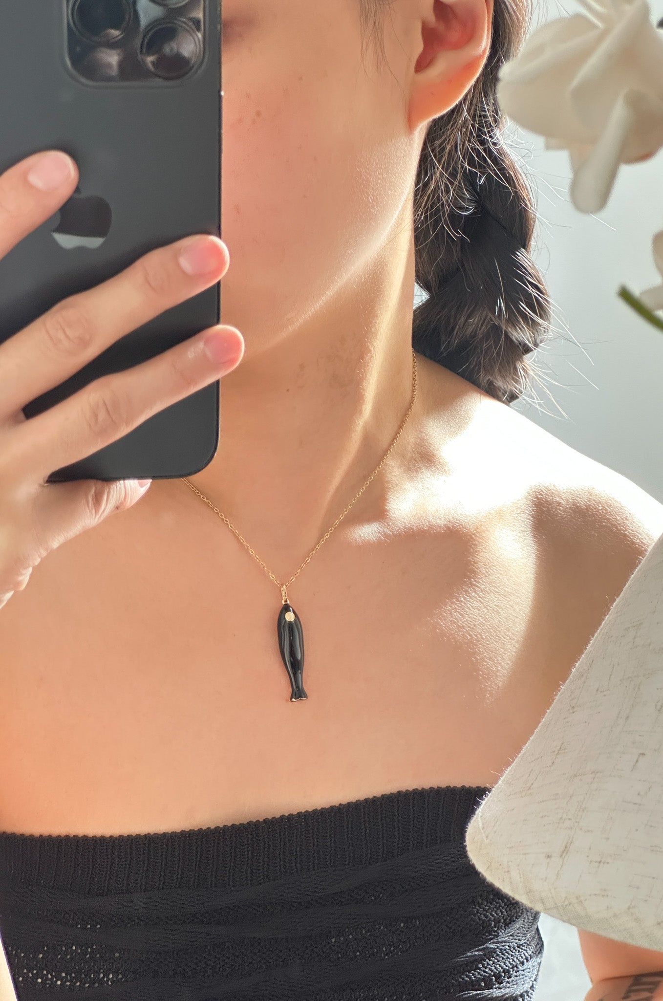 Midnight Marine Necklace