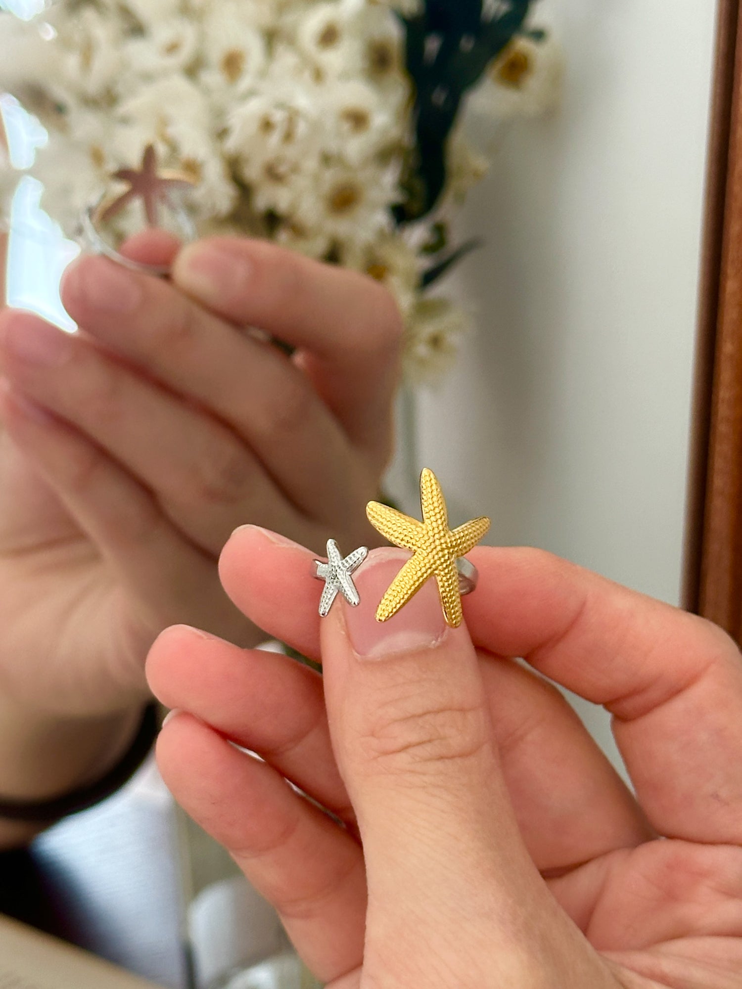 Starfish Drift Open Ring