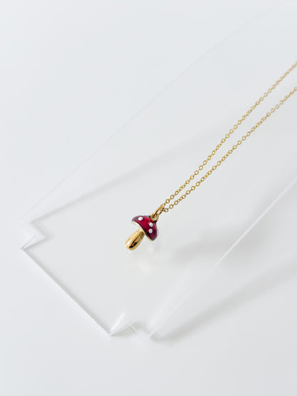 Mushroom Necklace
