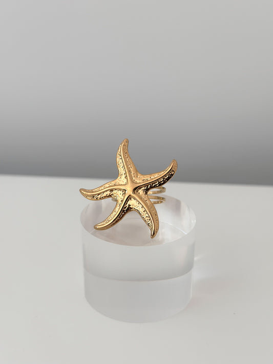 Sunlit Starfish Ring