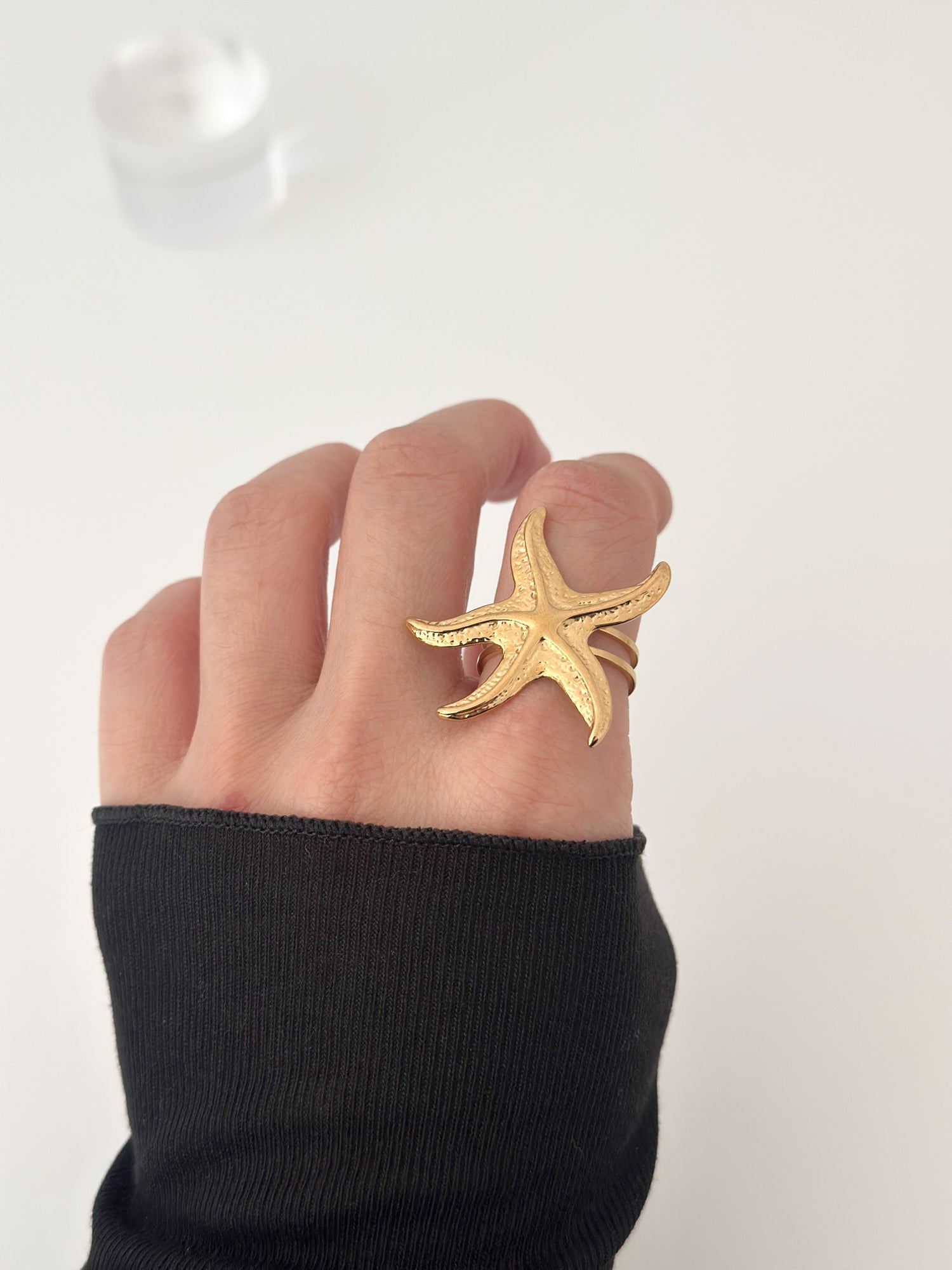 Sunlit Starfish Ring