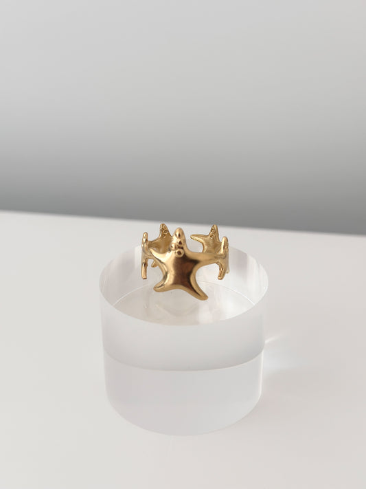 Coral Whisper Ring