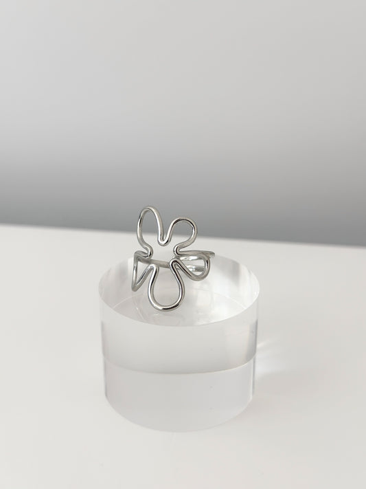 Silver Bloom Ring