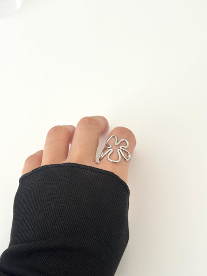 Silver Bloom Ring