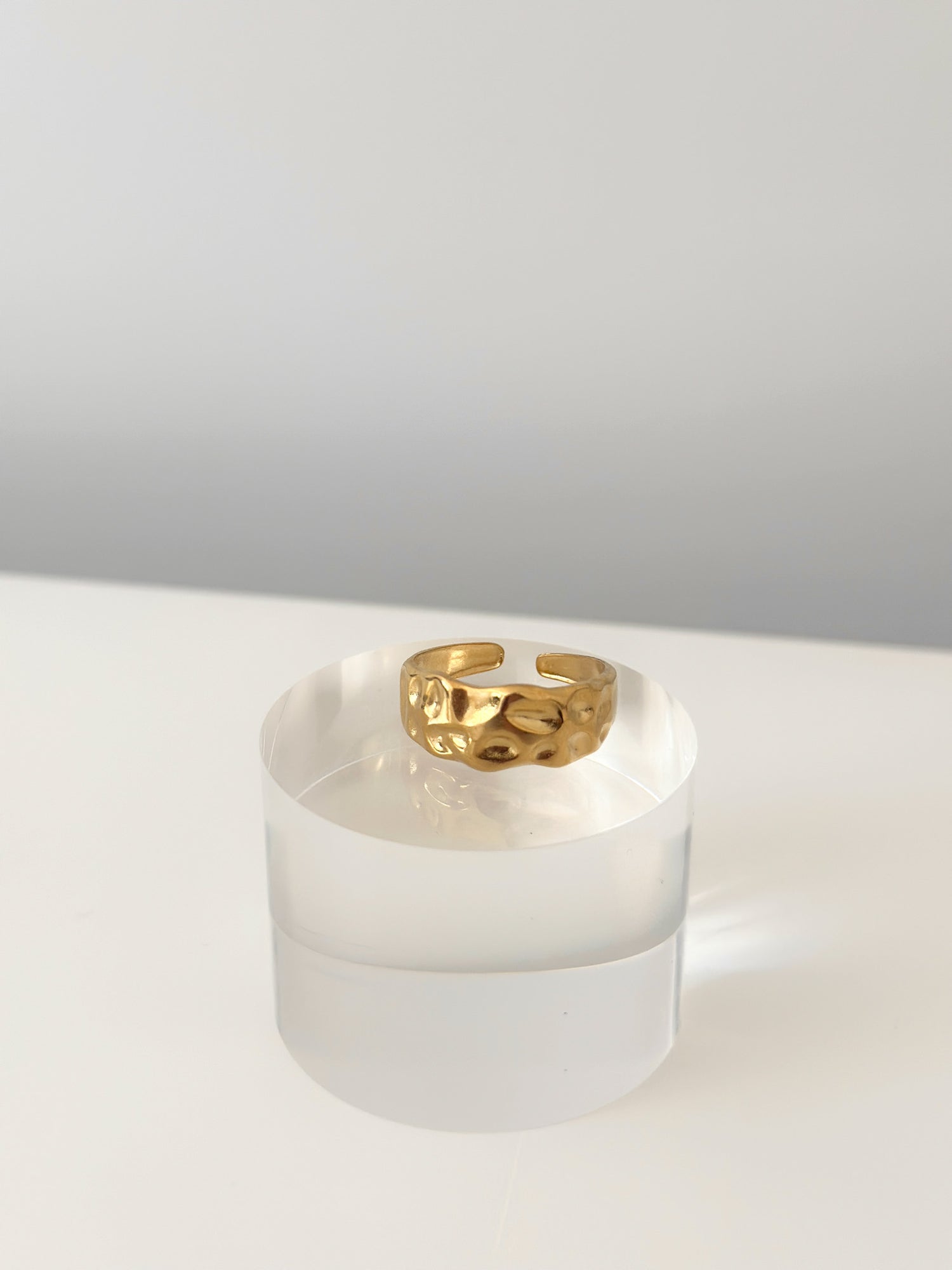 Golden Edge Ring