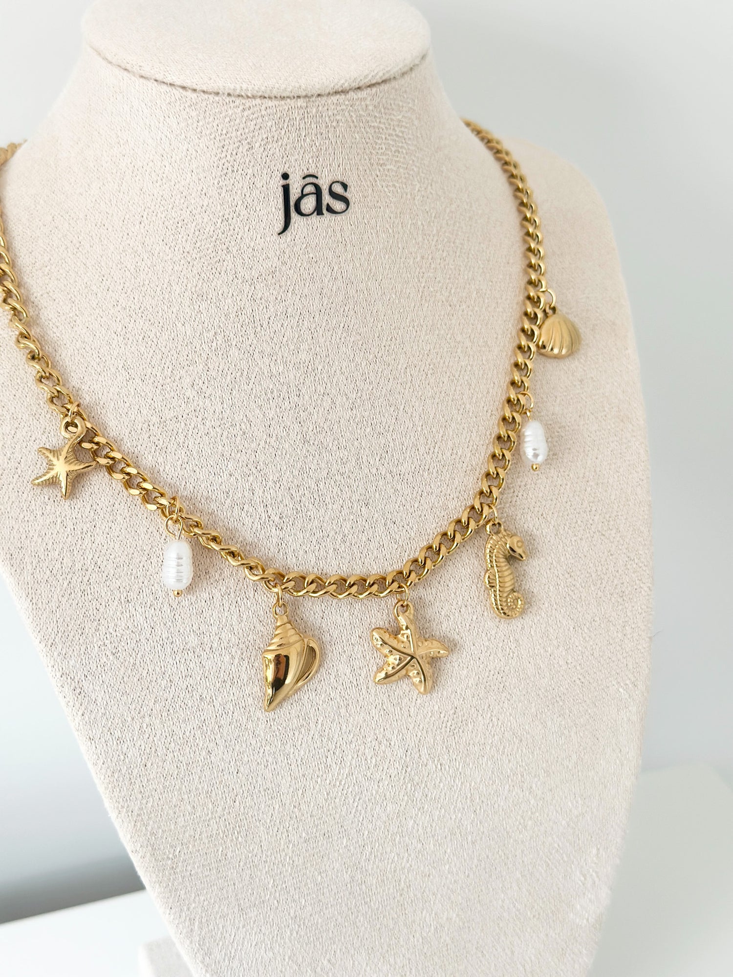 Sea Breeze Charm Necklace