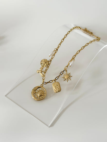 Golden Compass Necklace