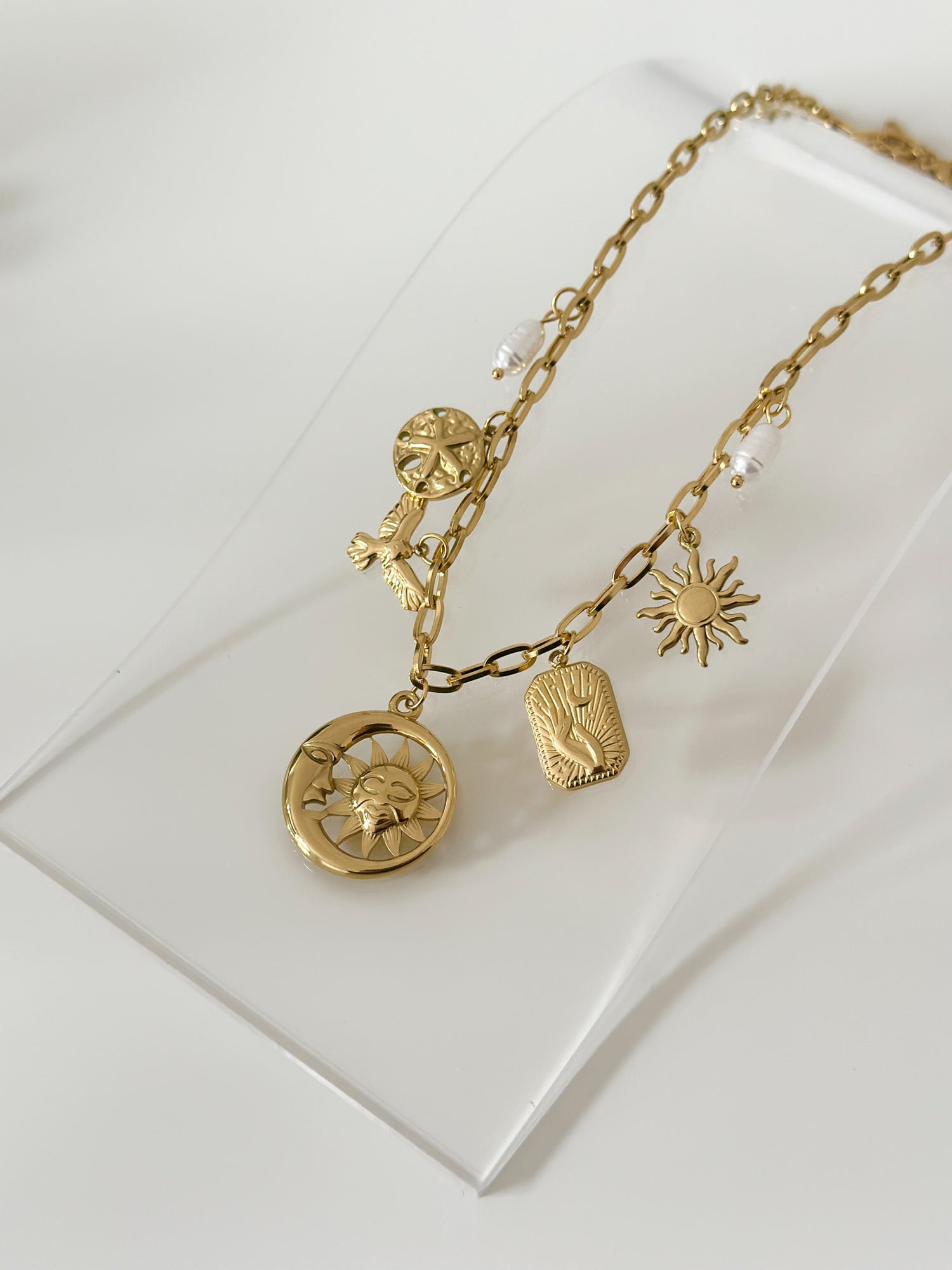 Golden Compass Necklace