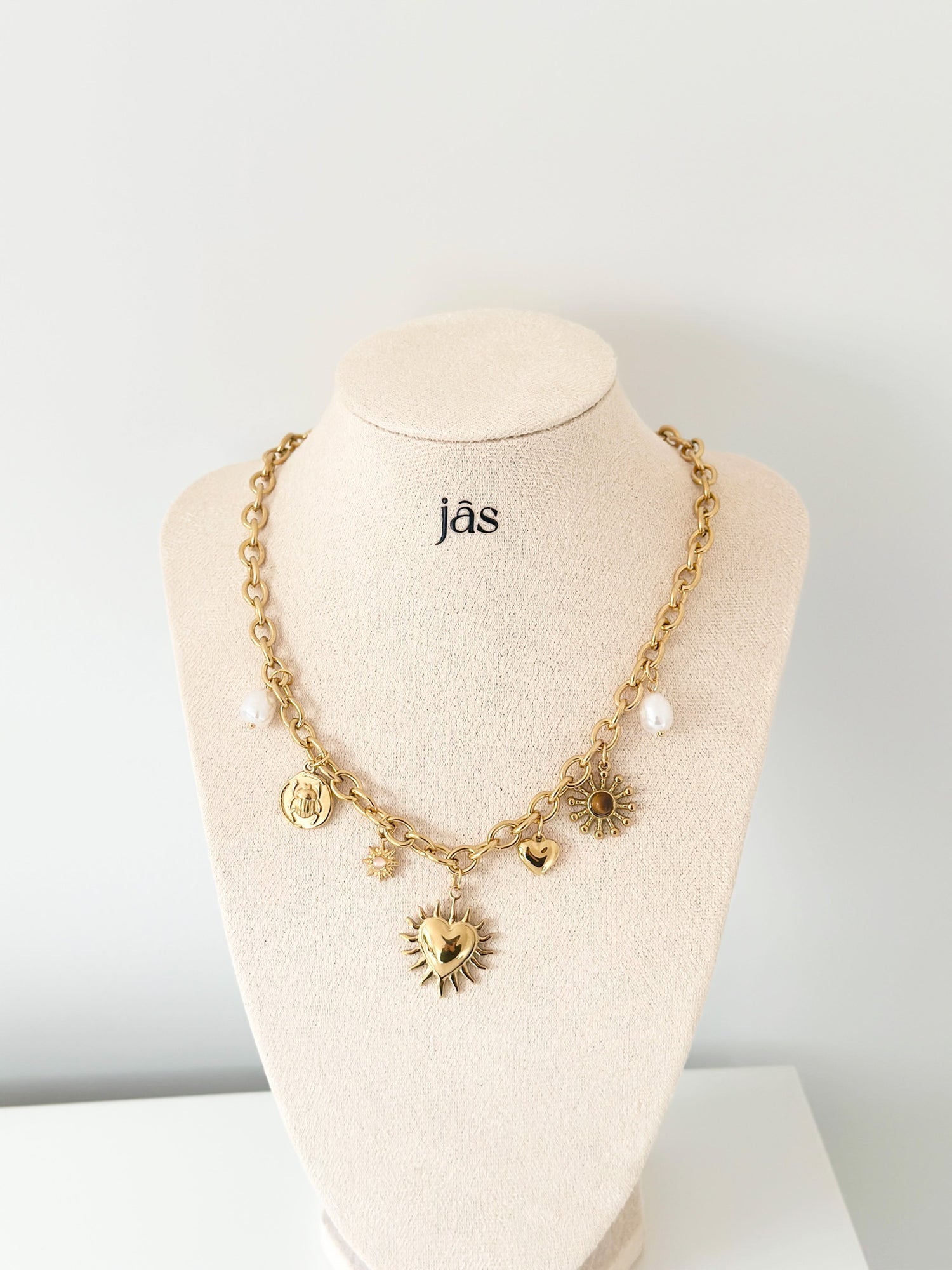 Solar Heart Necklace