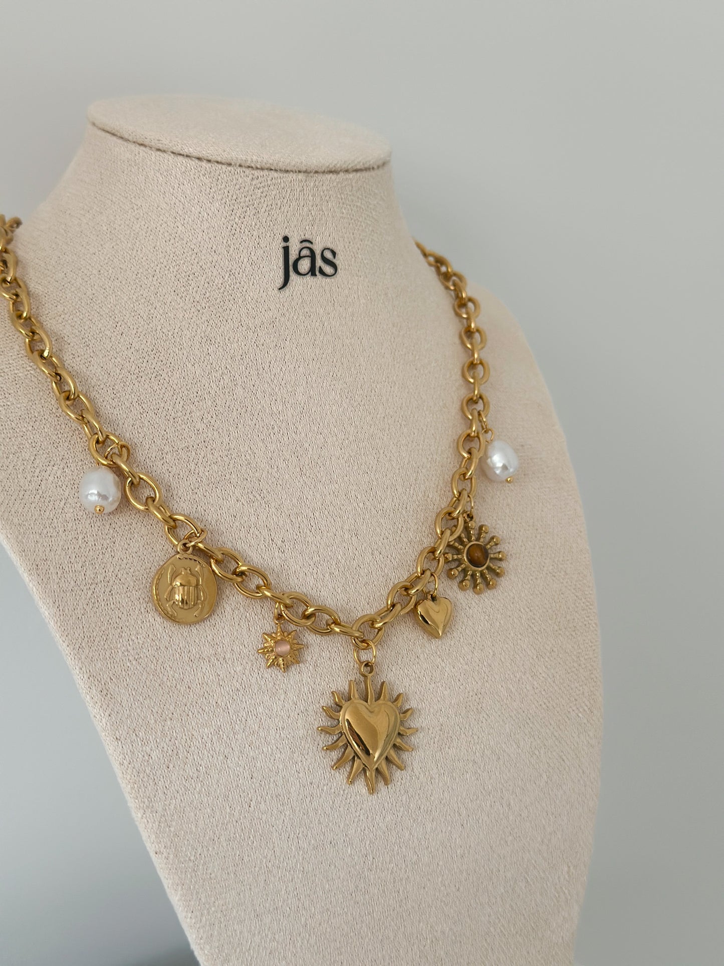 Solar Heart Necklace