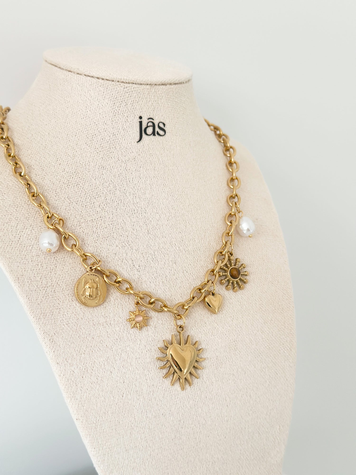 Solar Heart Necklace