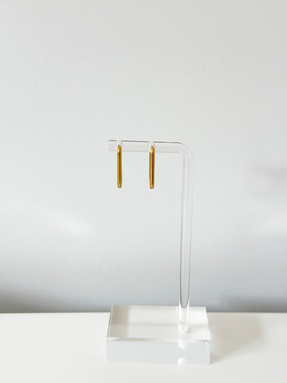 Small Geometric Rectangle Hoops