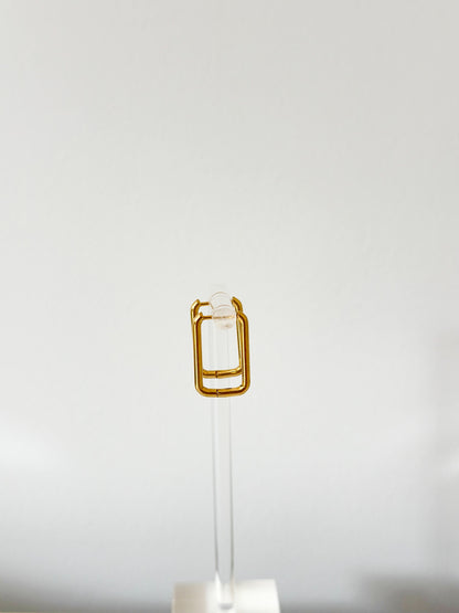 Small Geometric Rectangle Hoops