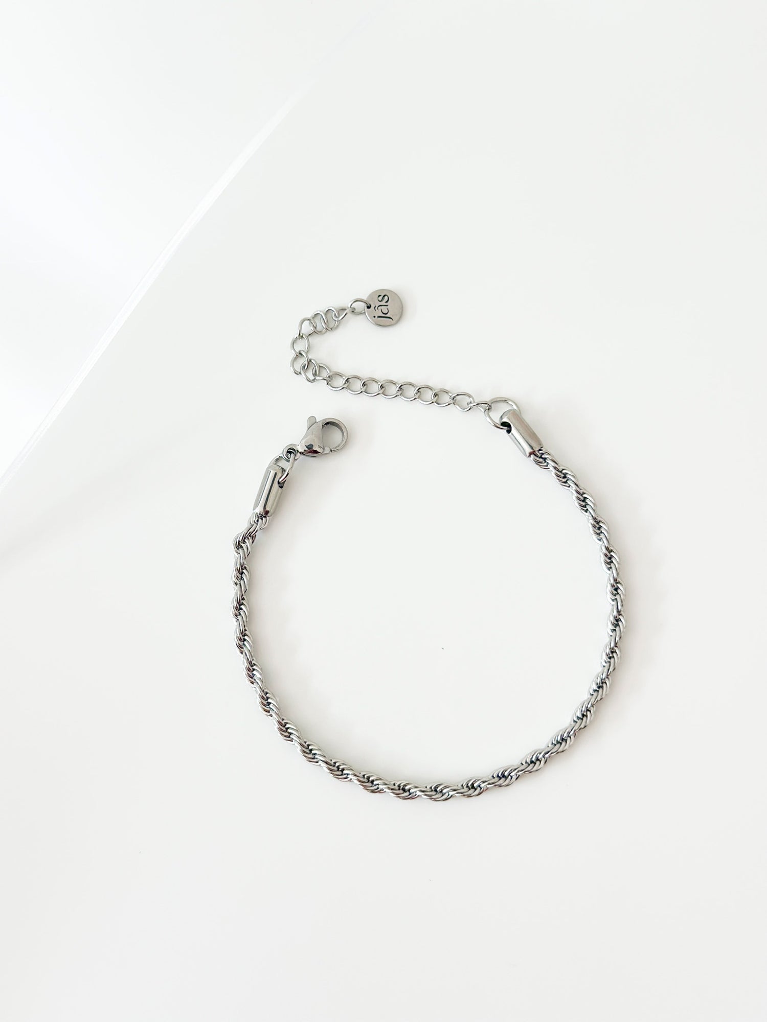 Silver Rope Bracelet