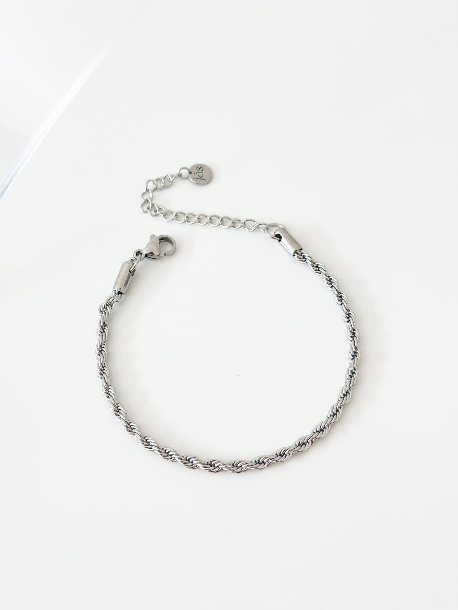 Silver Rope Bracelet