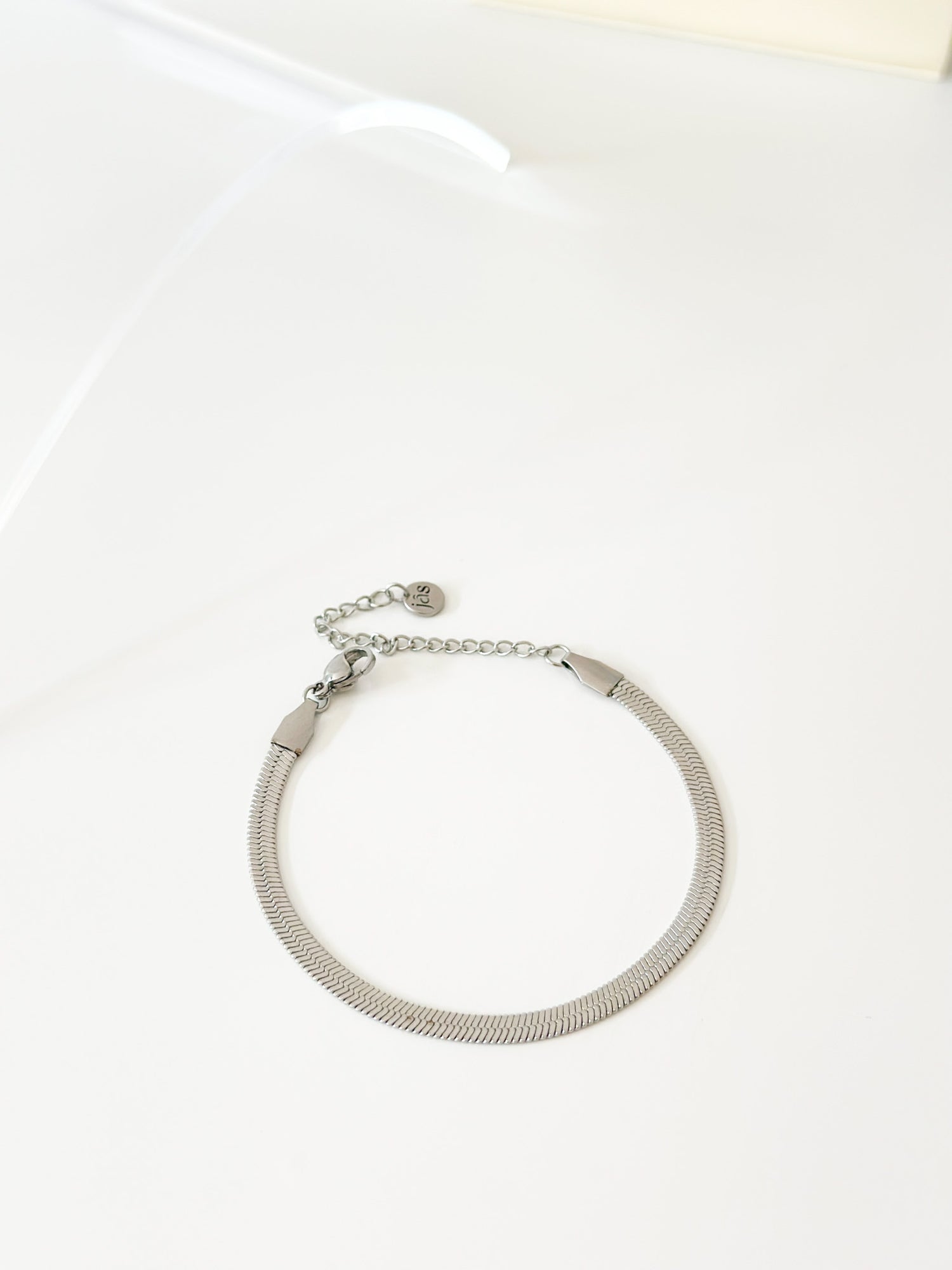 Silver Herringbone Bracelet