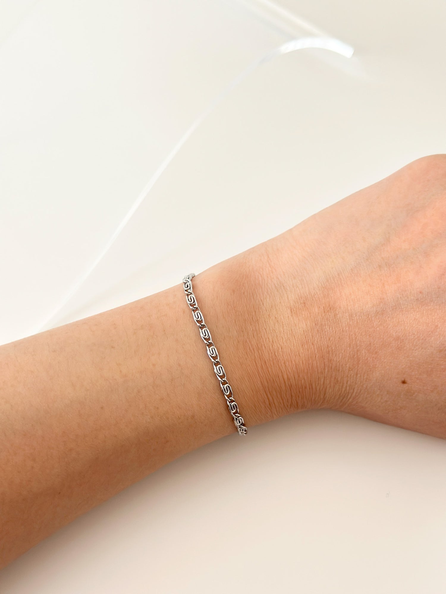Silver CD Bracelet