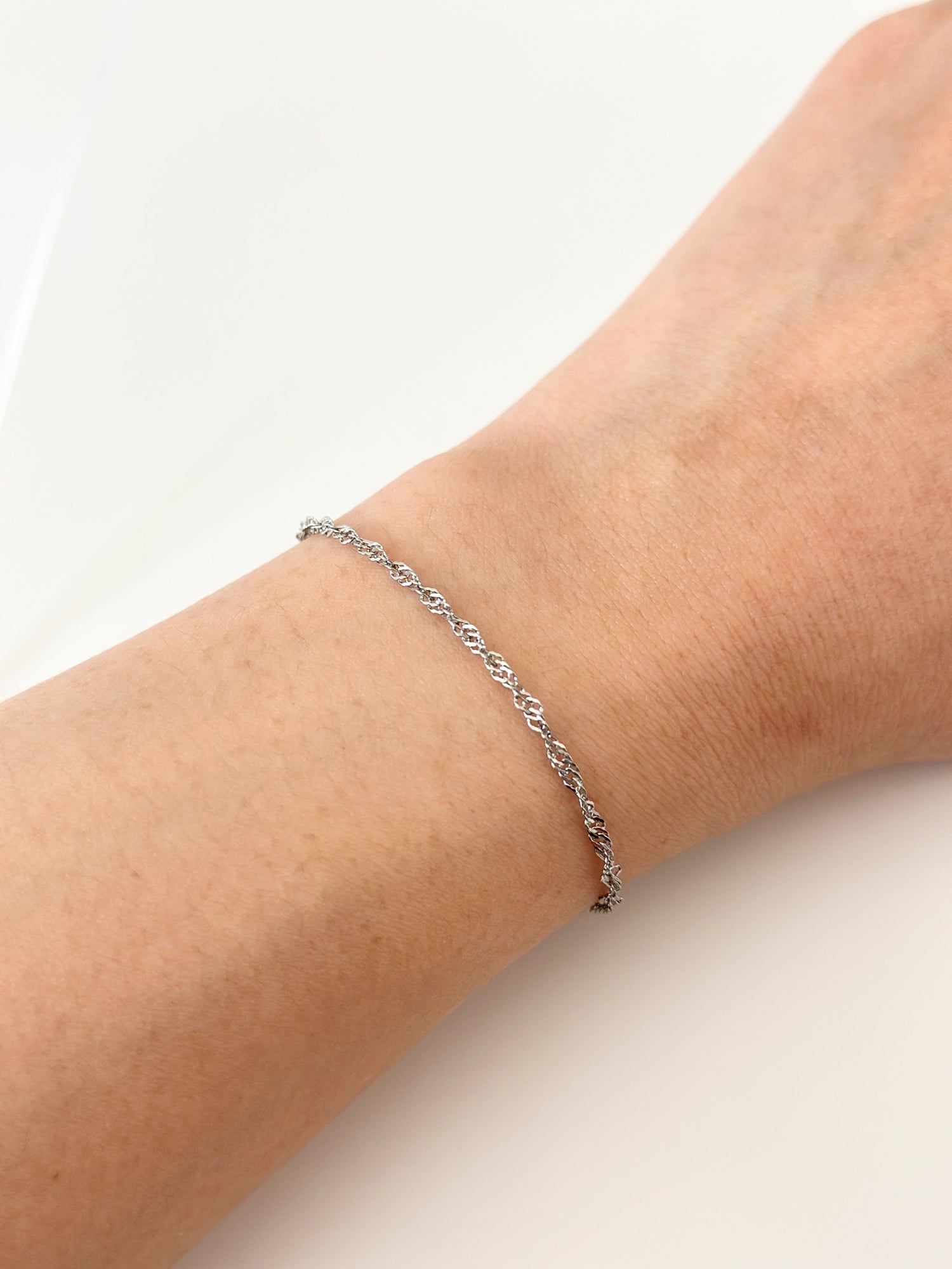 Silver Twist Bracelet