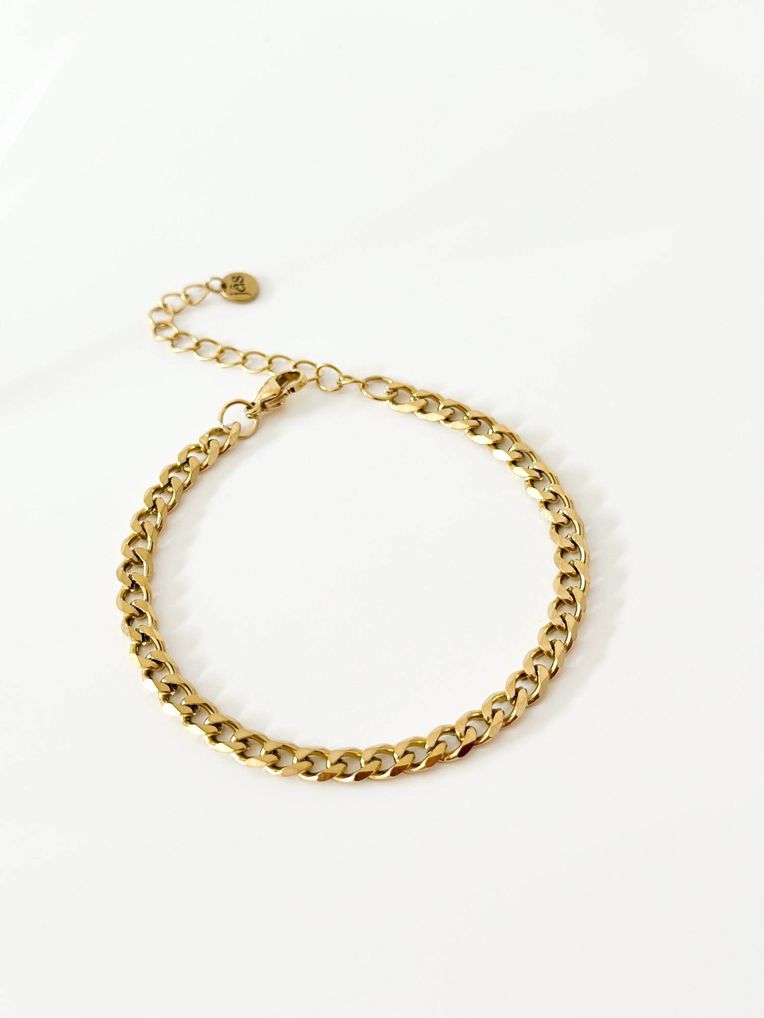 Gold CURB chain Bracelet