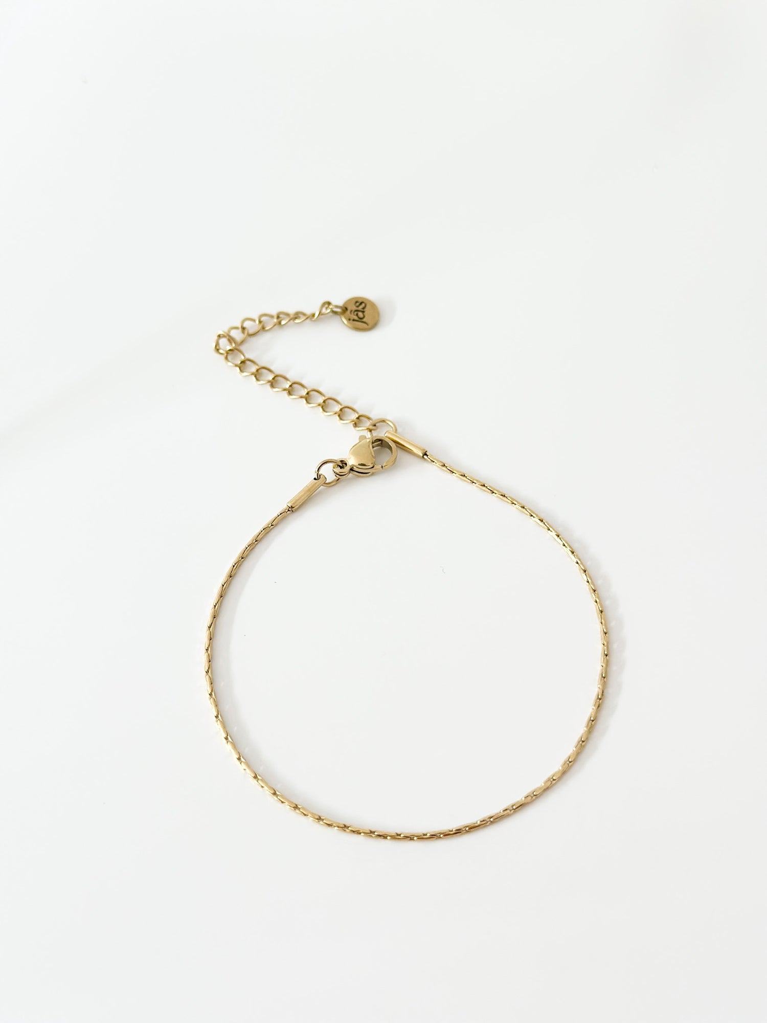 Gold thin Box Bracelet