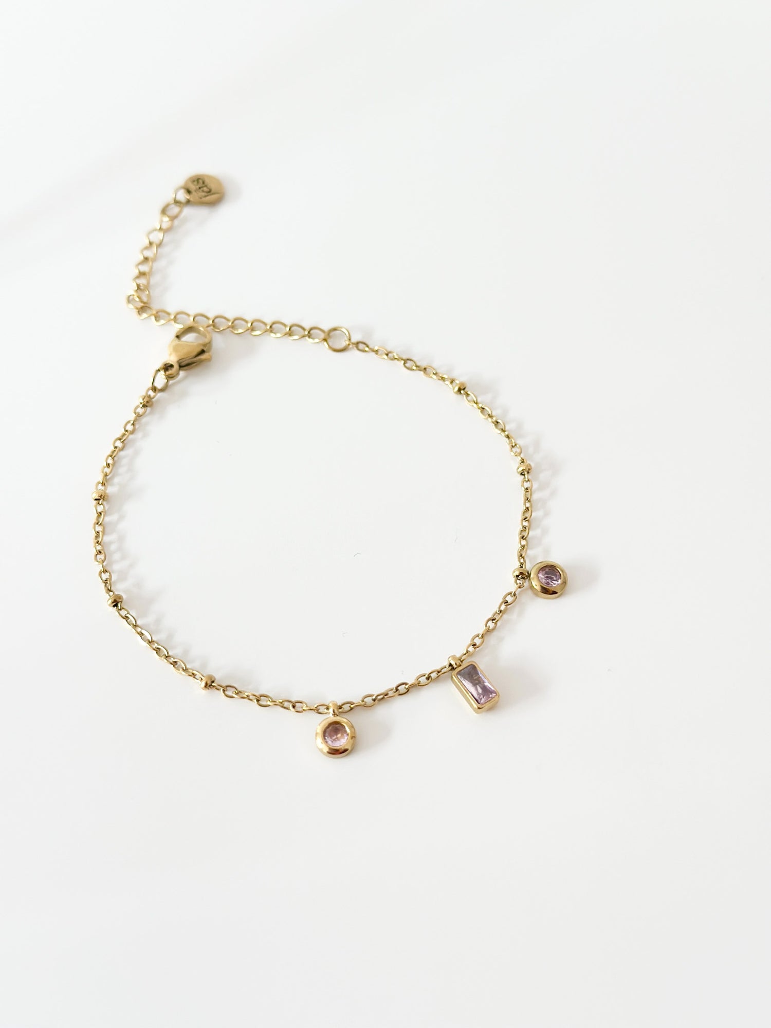 Gold penny bracelet