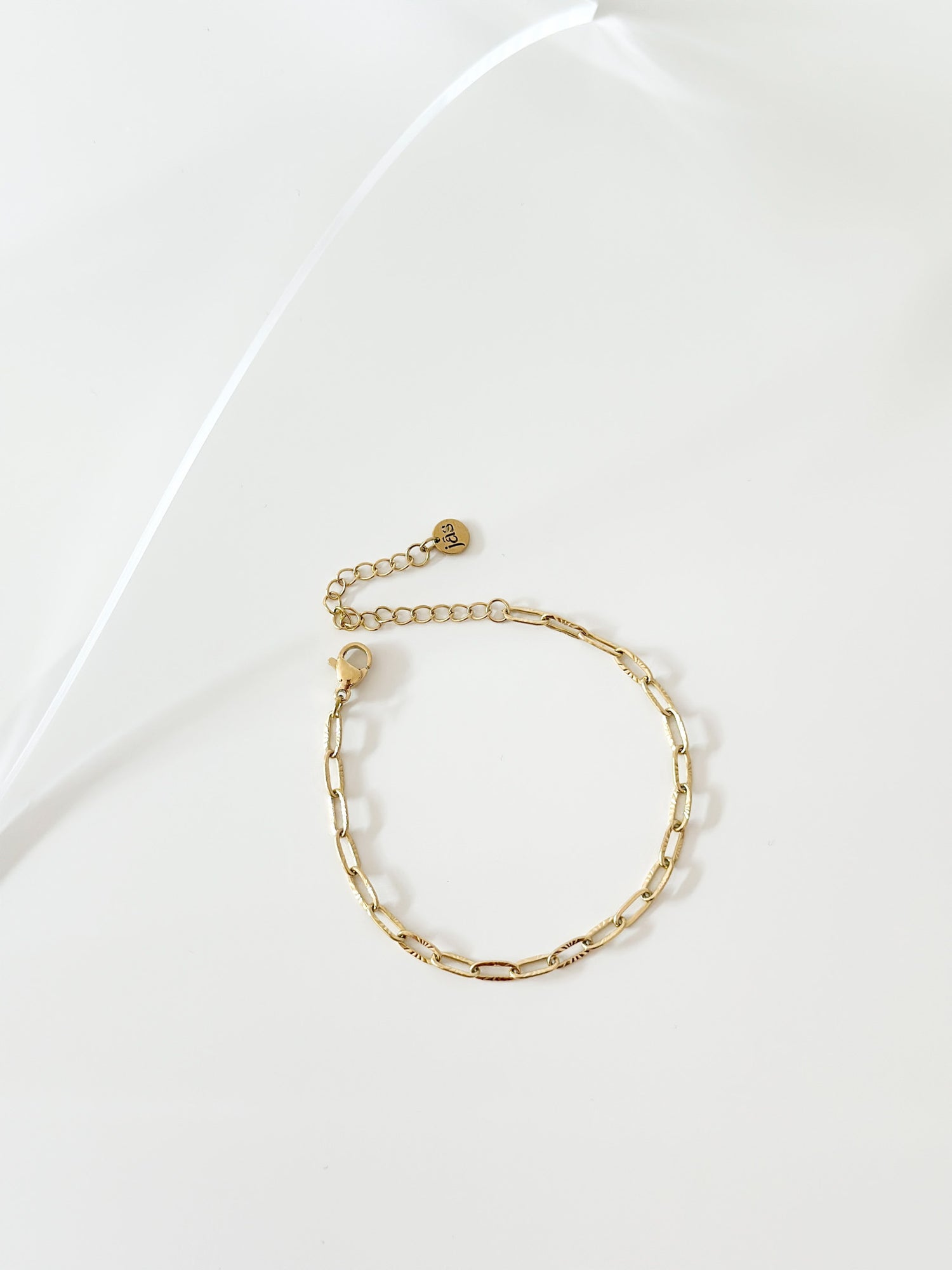 Gold Oval Bracelet