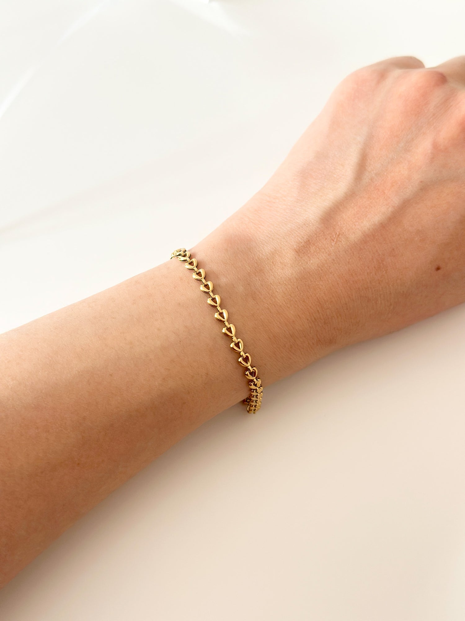 Gold Heart Bracelet